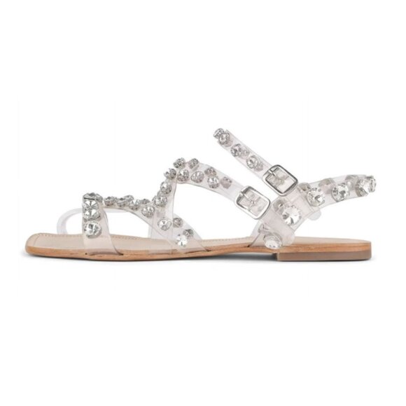 Jeffrey Campbell Calath Rhinestone Jelly Sandals - Picture 4 of 6